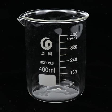 Glass Beaker Glassware School Chemistry Laboratory Study Supplies 100ml