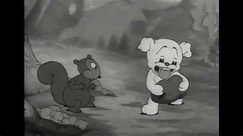 1936 betty boop and pudgy making friends youtube