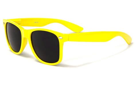 Vintage Wayfarer Sunglasses In Assorted Neon Colors Bewild