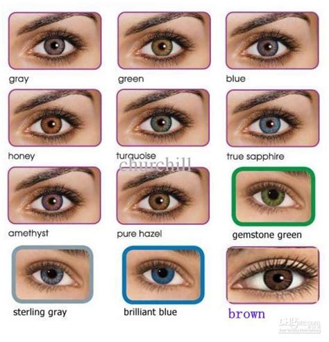 Eye Color Rarity Chart Fresh Charts Stock Of Contact Lenses Colored
