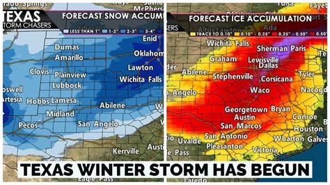 Texas Winter Storm 7pm Wednesday Update