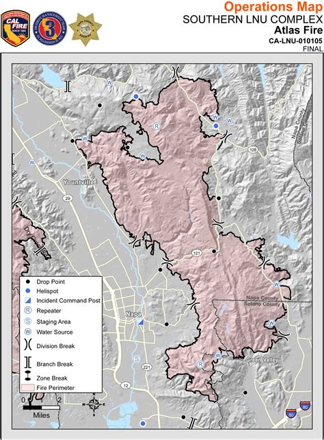 Atlas Fire Areas Map