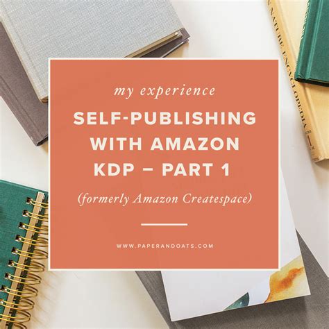 My Experience Self Publishing With Amazon Kdp Formerly Createspace