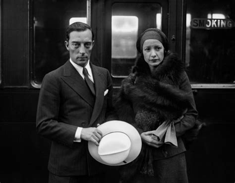 Buster Keaton With Wife Natalie Talmadge 1930 Summers