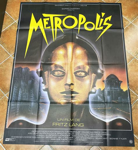 Metropolis 1984 Movie Poster 120x160cm Métropole Films