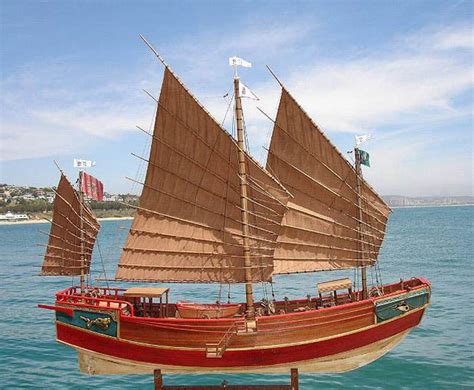 Ship Models Chinese Junk Model Ships Ibn Nattuta Chinese Sailing