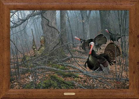 don t move turkey hunting framed print american expedition hunting art framed canvas