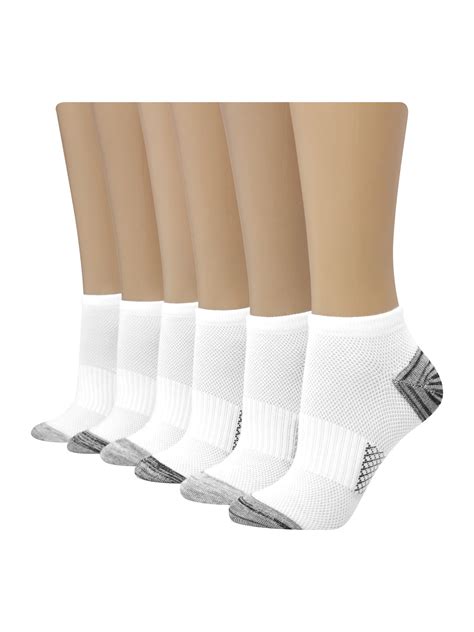 Hanes Hanes Women S Comfort Cool Lightweight No Show Socks Pack
