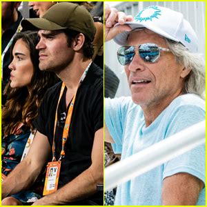 Paul Wesley Jon Bon Jovi Cheer On Tennis Pals Cameron Norrie John