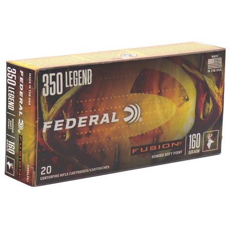 Federal Fusion 350 Legend Ammo 160 Gr Bonded Sp Ammo Deals