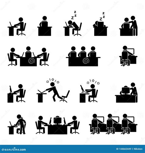 Office Work Icon Stock Illustrations 313383 Office Work Icon Stock