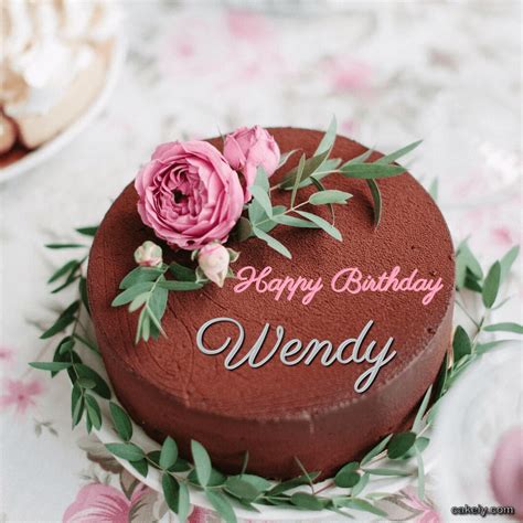 🎂 Happy Birthday Wendy Cakes 🍰 Instant Free Download