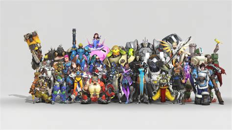 Overwatch Anniversary Lineup Wallpaper 5760x3240px Rgaming