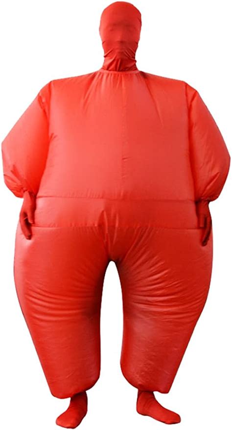 Adult Inflatable Fat Chub Suit Inflatable Full Body Costume Air Fan