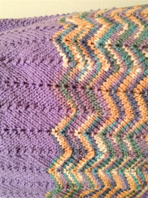 Zigzag Knitting Pattern Blanket Mikes Nature
