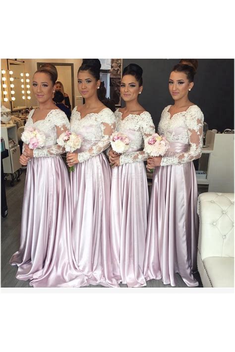 Michal is great, and was very patient and sensitive with me. Long Sleeves Lace Wedding Guest Dresses Bridesmaid Dresses ...