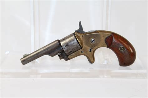 Colt Open Top Rimfire Revolver Antique Firearms Ancestry Guns