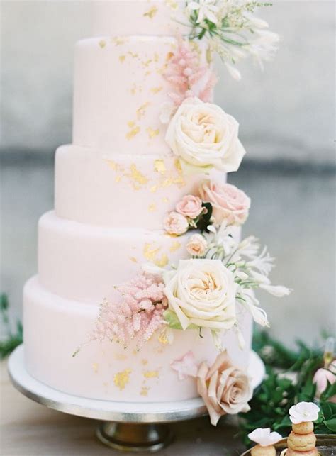 Top 20 Simple Pink Wedding Cakes For Spring Summer Weddings
