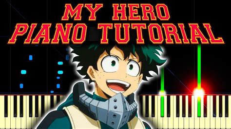 The Day Op 1 From My Hero Academia Piano Tutorial Acordes Chordify