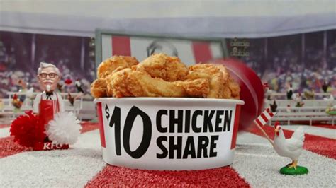 Kfc 10 Chicken Share And 5 Fill Ups Tv Commercial Sports Watching