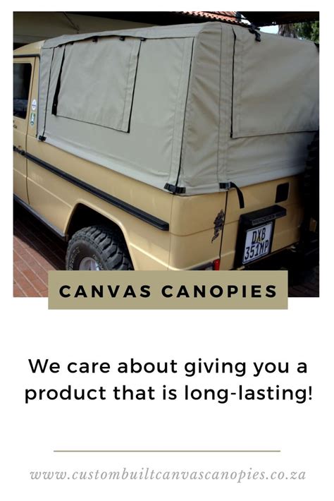 At Custom Built Canvas Canopies We Care About Giving You A Product That