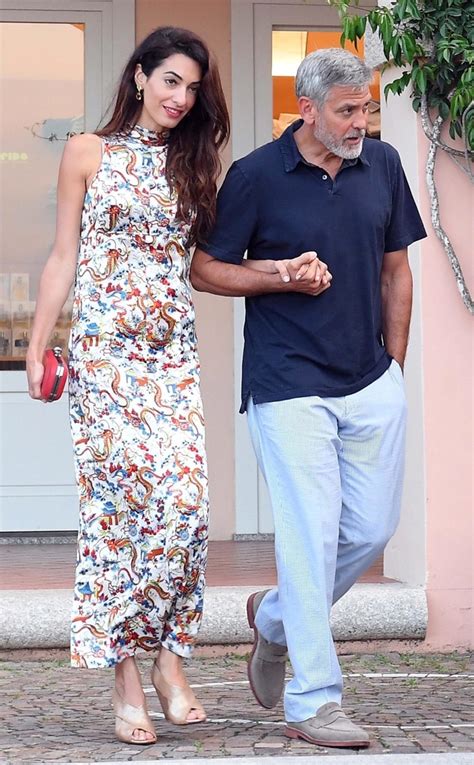 George Amal Clooney From Celebrities On 2018 Summer Vacation E News