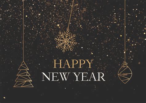 Animated Happy New Year Gold Confetti Email Backgrounds | ID#: 23206 ...
