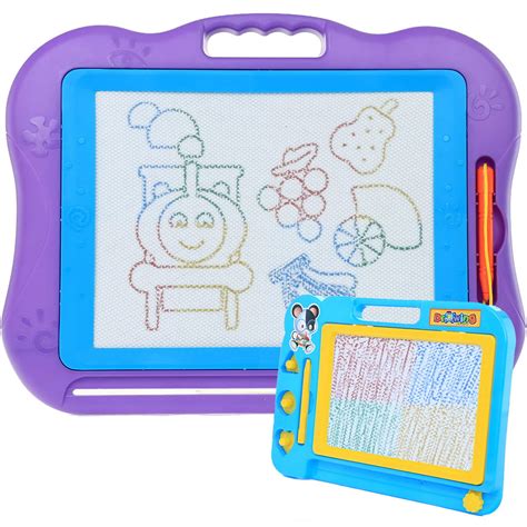 2 Pack Magnetic Drawing Board For Kids 13 X 17 Large Magnet Doodle
