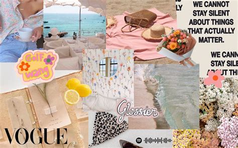 Aesthetic Summer Collage Laptop Wallpapers Wallpaper Cave