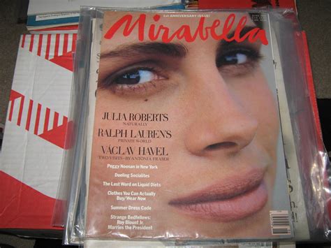 Mirabella Magazine Julia Roberts Ralph Laurens Vaclav Havel 1st