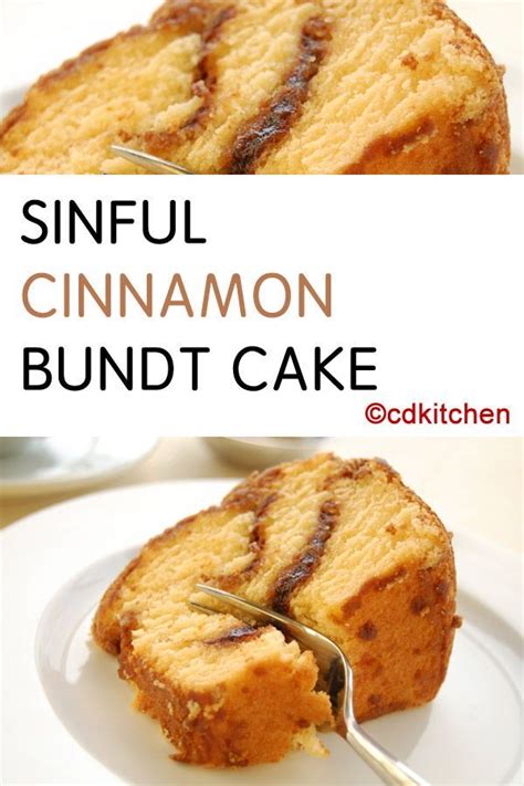 Tips for mini cake mix donuts. Sinful Cinnamon Bundt Cake Recipe | CDKitchen.com ...
