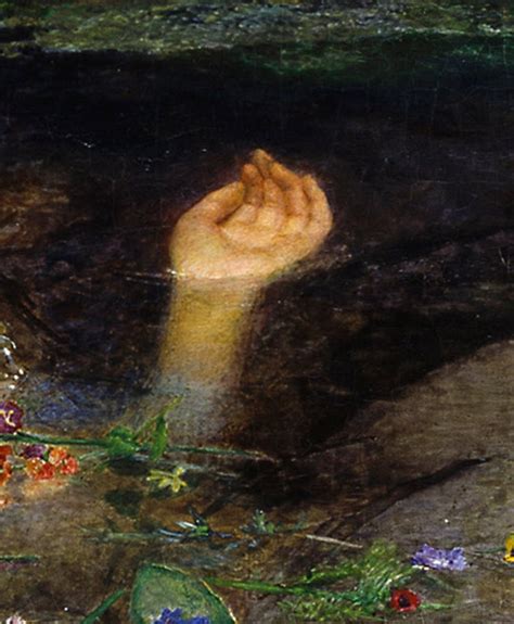 Opheliadetail John Everett Millais Pre Raphaelite Art Ophelia