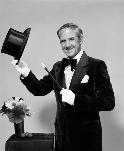 1970s Smiling Man Magician Wearing Photograph By Vintage Images Pixels
