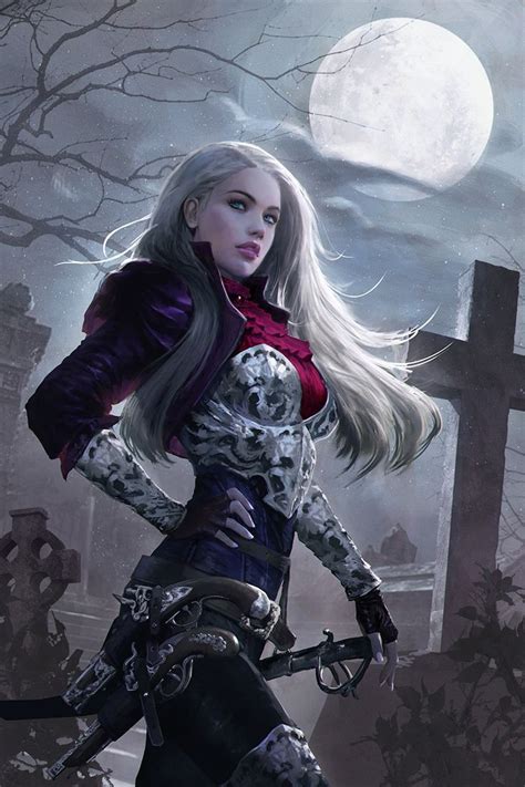Female Vampire Hunter Great For Curse Of Strahd Fighter Paladin