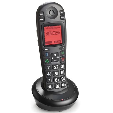 Extra Handset For The Cell Phone Call Clarifying Telephone Hammacher