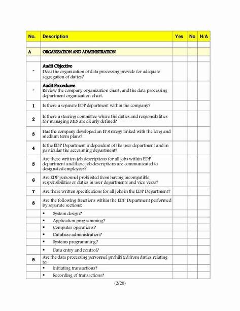 Best Physical Security Policy Template Policy Template Checklist