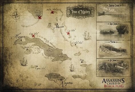 Assassins Creed Black Flag La Carte Du Jeu Xbox One Xboxygen