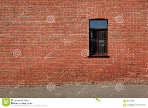 Brick Wall With A Window Stock Image Image Of Building 65512085
