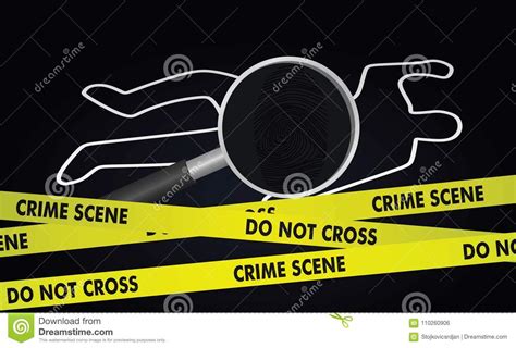 Crime Investigation Concept Stock Vector - Illustration of analysis ...