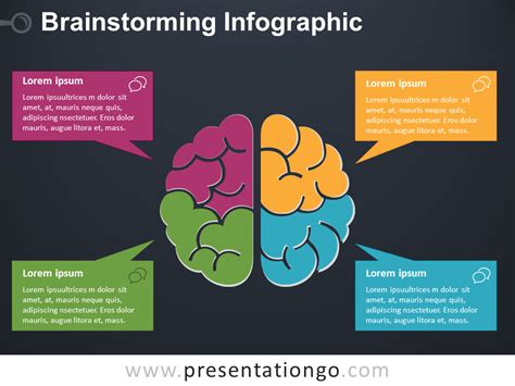 Brainstorming Infographic For Powerpoint Presentationgo 757