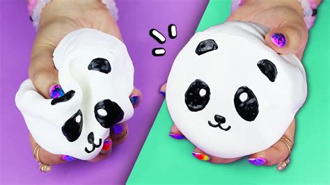 Diy Panda Squishy ♥ Make Your Own Squishies Youtube