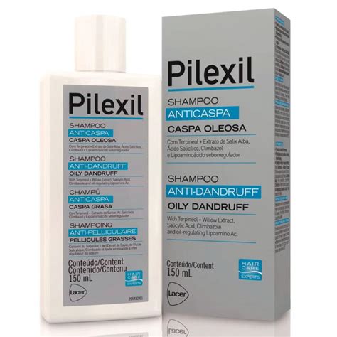 Pilexil Shampoo Anticaspa Caspa Oleosa Com 150ml Daudt Farma Direta