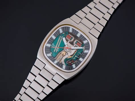Bulova Accutron Spaceview Double Cushion T Steel Watch With Original