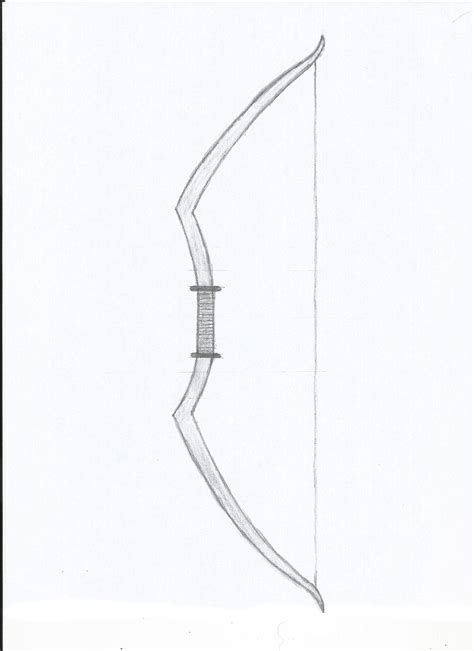 Recurve Bow Drawing At Getdrawings Free Download
