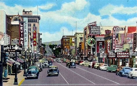 Downtown Albuquerque 1950s With Images Downtown Albuquerque New