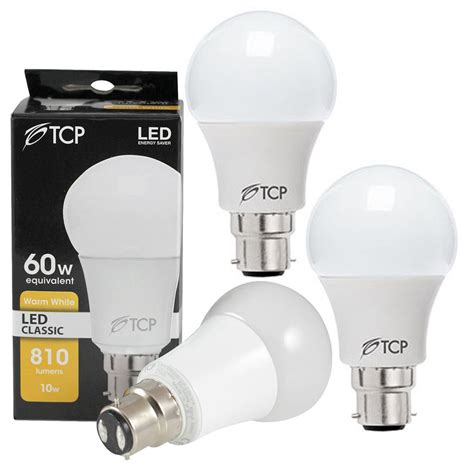 Tcp 5w 10w Gu10 B22 E27 E14 Led Light Bulbs Gls Cool White Warm White
