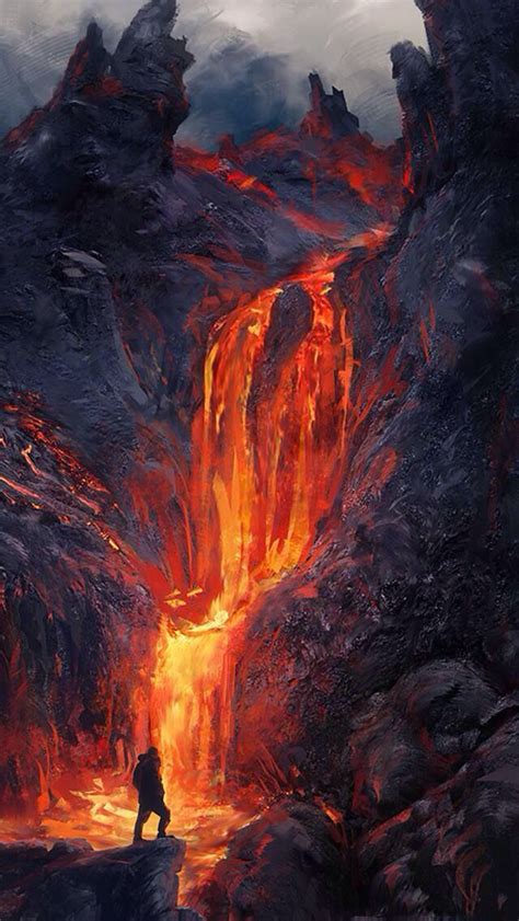 Love The Lava I Have Already Painted A Copy Of This With Acrylic And