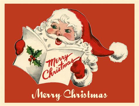 Christmas Card Santa Claus Free Stock Photo Public Domain Pictures