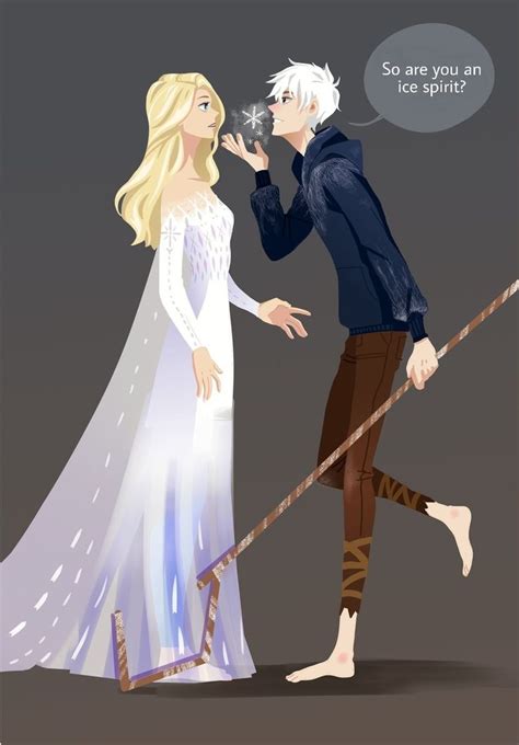 An Image Of A Man And Woman Dressed Up As Frozen Princesses One Holding A Wand