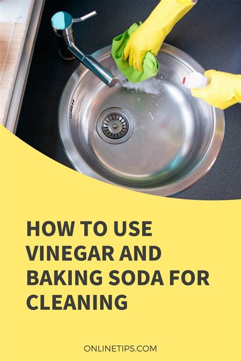 How To Use Vinegar And Baking Soda For Cleaning The Kitchen Sink With
